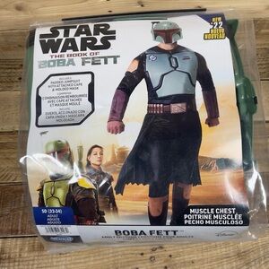 Star Wars The Book Of Boba Fett Halloween Costume Adult Mens Standard 32-34 Suit